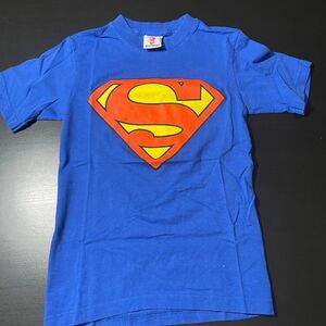 Superman Ride Of Steel Six Flags Blue T Shirt Size Youth Medium Vintage